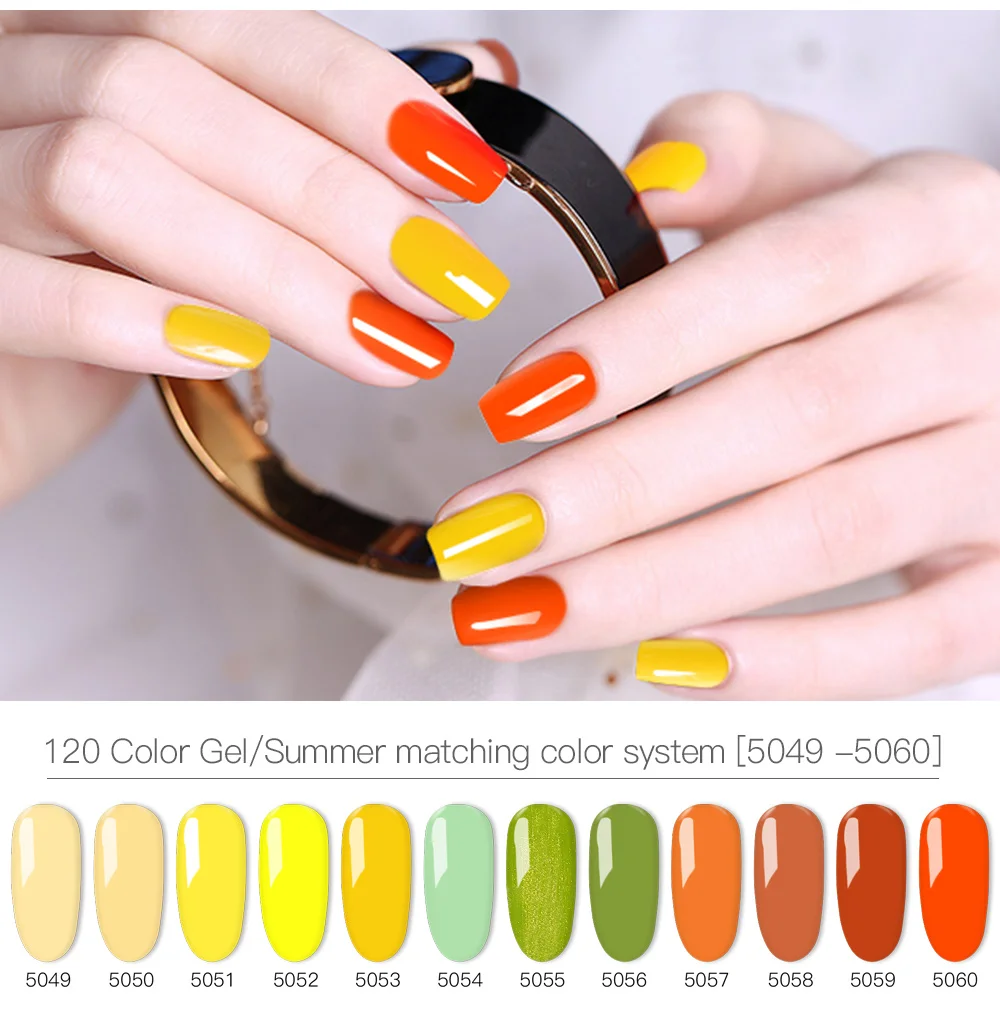 L & M 24 colori smalto per unghie Gel Base opaca Top Coat per Soak Off Gel Polish UV LED Gel vernici Semi permanenti Design Nail Art