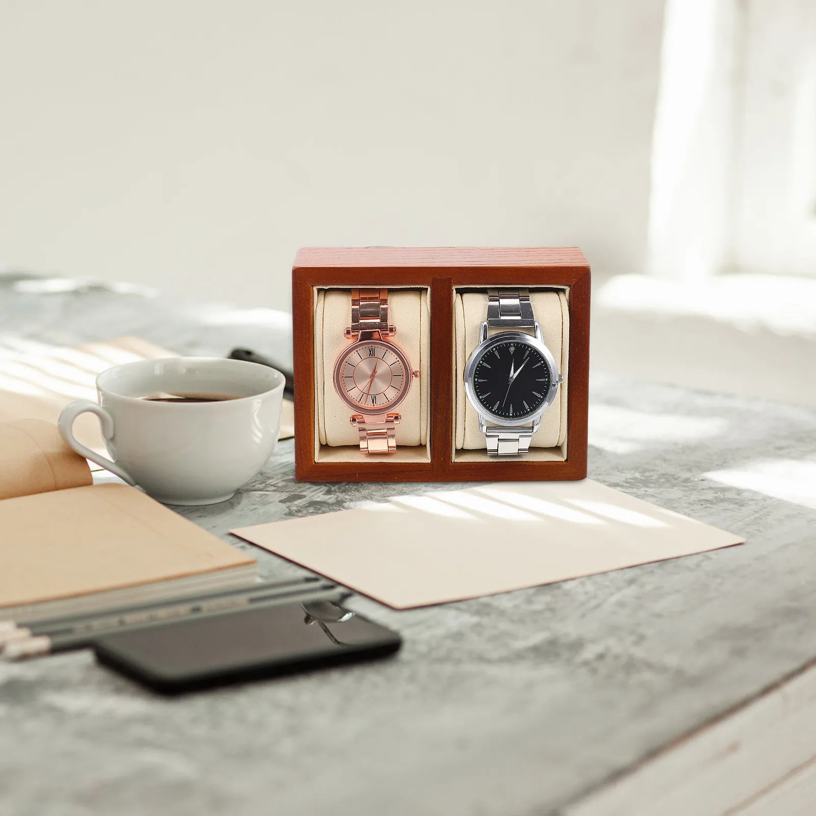 

Watch Display Holder Wooden Watch Stand Durable Against Practical Jewelry Organizer Jewelry Display Stand