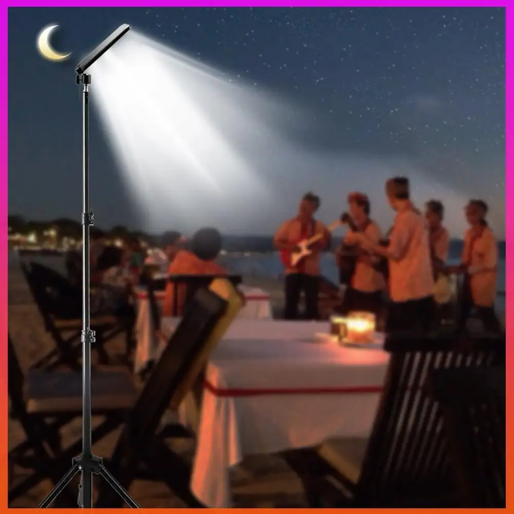 18 واط ضوء التخييم مع قابل للتعديل المعادن تصغير حامل ثلاثي القوائم LED ضوء العمل 1680 التجويف لانقطاع الطوارئ التنزه التخييم #5