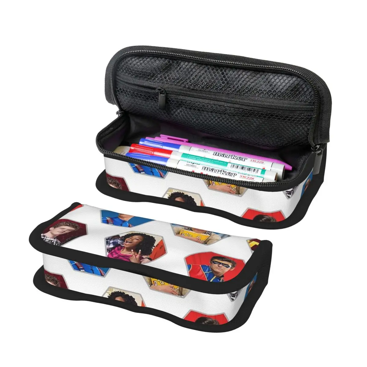Henry Danger – Sechseckiges Federmäppchen für Studenten, Geschenke, Stiftbox, Bleistiftbeutel, Schreibwaren, Stifthaltertasche
