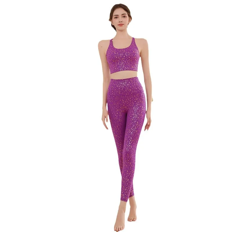 جديد الصيف رقيقة بيلاتيس تانك الأعلى مجموعة للرياضة النسائية، اللياقة البدنية، الجمال الظهر، والإحساس المتقدم، الورك رفع السراويل الضيقة مجموعة