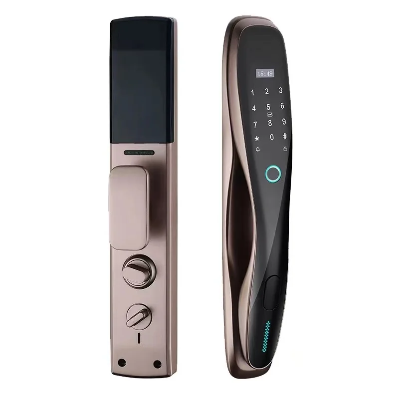 

S928 Mobile Phone Tuya Wifi Lock Remote Control Unlock Biometric Fingerprint Smart Wifi Door Lock For Home Apartment Villa