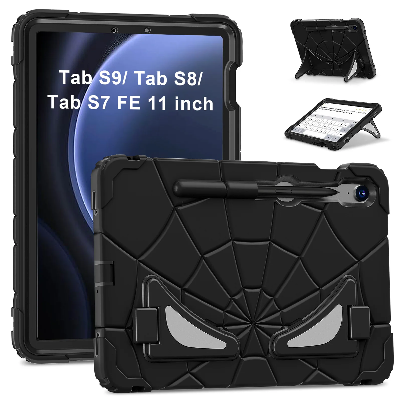 Armor Case For Samsung Galaxy Tab S9/ S8 /S7FE 11inchTablet PC Silicon Kids Cover Coque