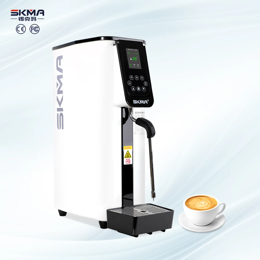 

SKMA New Style Automatic Desktop Tea Bar Milk Tea Coffee Steamer 6 Liter Boiler Milk Foaming Maker With Touch Screen