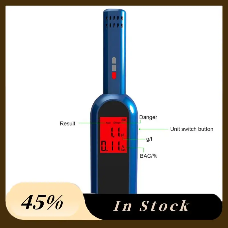 A70U New Alcohol Tester Alcohol Monitor Quick Test High Accuracy Digital Breathalyze Digital Display Breath Alcohol Tester DM604