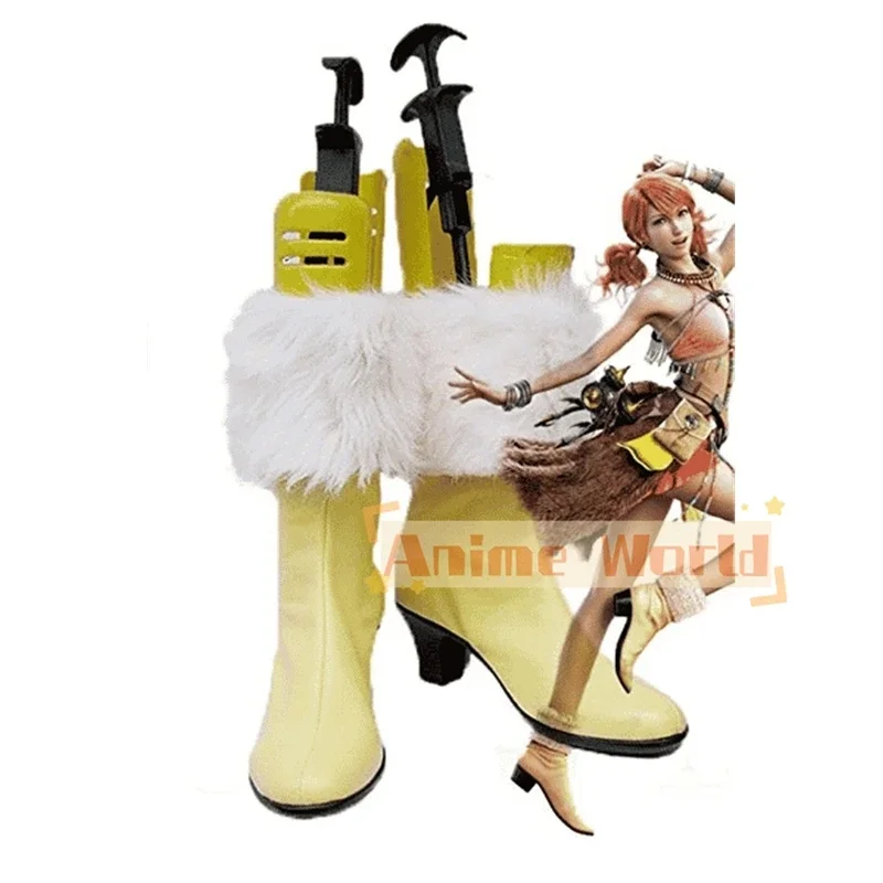 

Final Fantasy 13 Vanille Cosplay Boots Shoes Custom Made Halloween Carnival Party Props