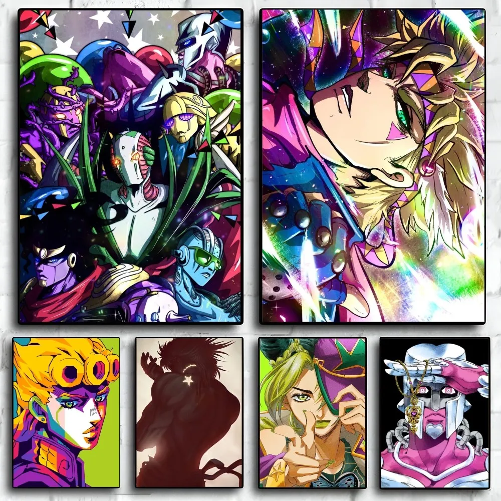 

Anime J-Jojo Poster Paper Print Home Living Room Bedroom Entrance Bar Restaurant Cafe Art Painting Decoration