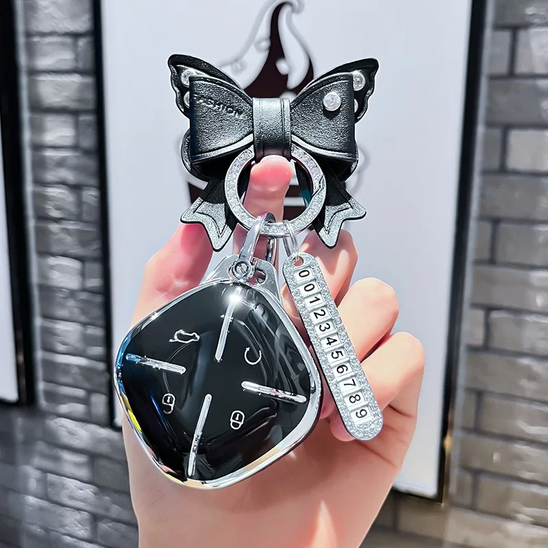 علبة مفاتيح السيارة لـ Jetta Dashing ، us ، DTC غطاء حماية عن بعد ، غلاف ، حامل سلسلة مفاتيح ، فوب ، ملحقات داخلية #4