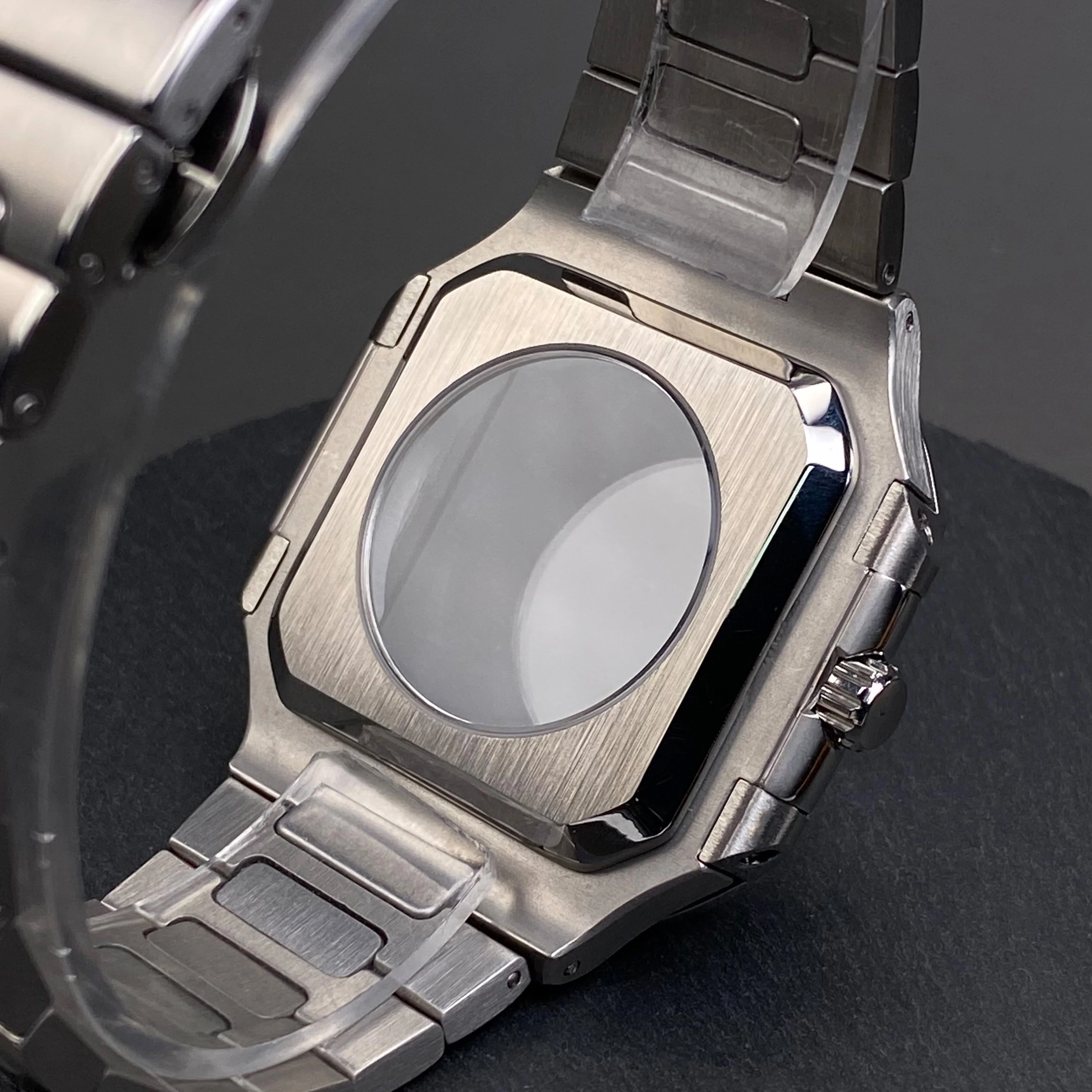 NH35 37,5 mm nastro 361L cassa quadrata in acciaio inossidabile per parti PP CUBITUS sostituzione adatta NH35 NH36 NH70 accessori movimento