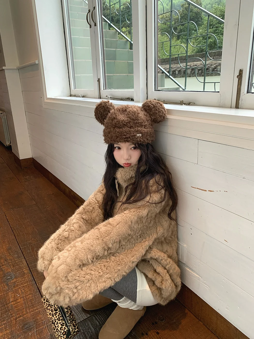 

Куртка из овечьей шерсти, женская осенняя модная женская молодежная милая мягкая джинсовая теплая очаровательная куртка с меховым воротником, пушистая парусиновая винтажная хиппи-хипстерская куртка