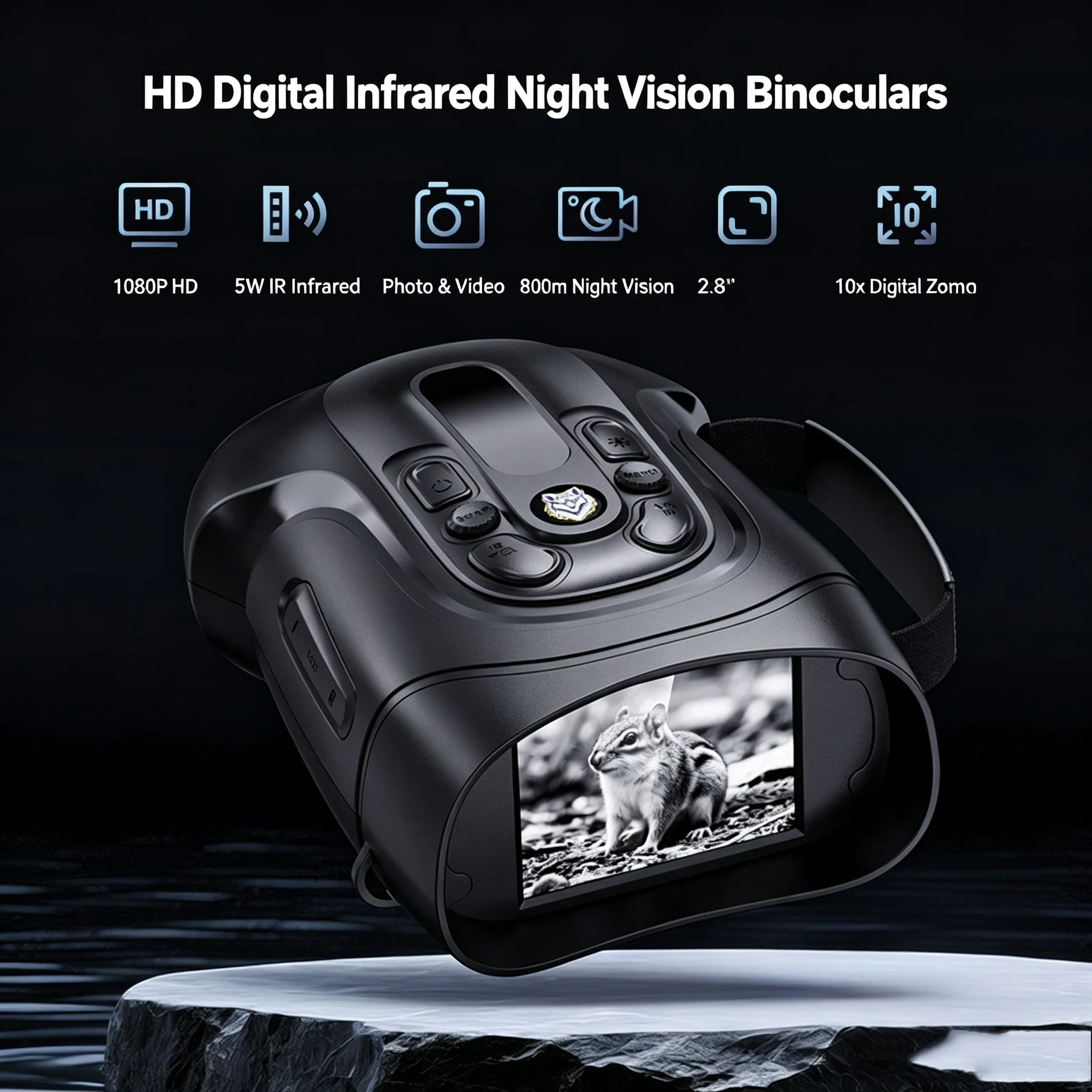 1080p Outdoor night vision device day and night dual-use visible infrared night vision device digital photography capability