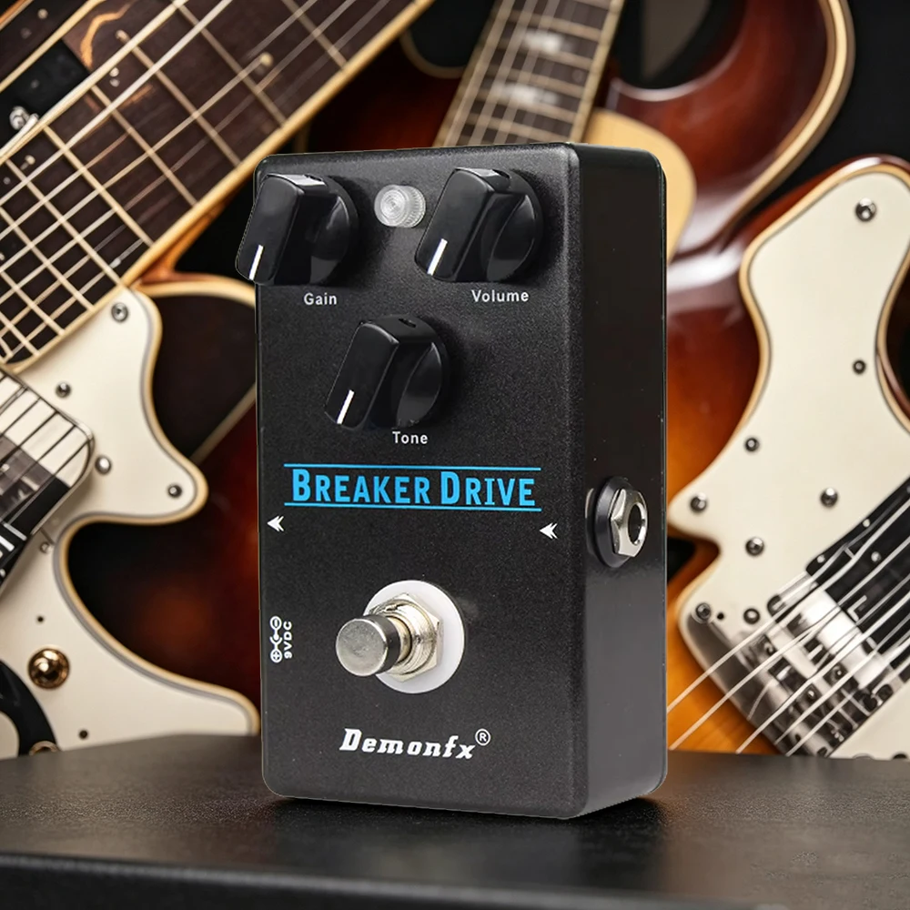 Demonfx Overdrive Guitar Effect Pedal Based on Marshall Blue Breaker Drive Pedal Distortion With True Bypass
