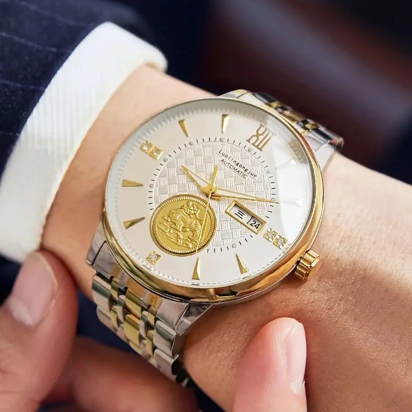 

Новые роскошные деловые автоматические механические часы со скелетом для мужчин, элитные, легкие, роскошные, модные, повседневные, простые, стильные и красивые часы для мужчин, брендовые роскошные часы