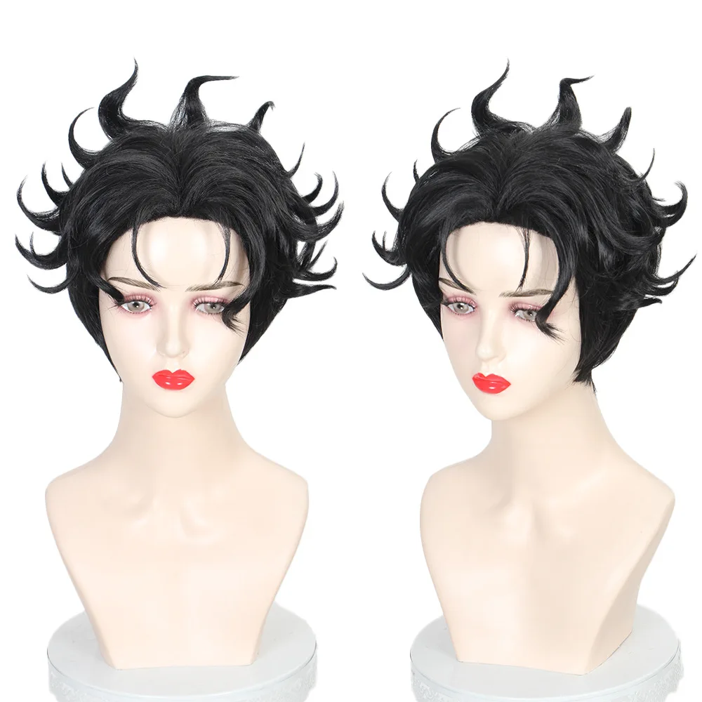 Peluca "Dada" armada sobrenatural de Xiu Dan, réplica de alta precisión de pelo corto con puntas y negro de Ken Takakura, modelo 631B.