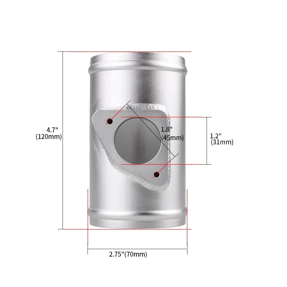 63/70mm Air Flow Sensor Adapter Air Flow Meter Base For Mazda Atenza ATZ Axela Air Intake Meter Adapter Mount