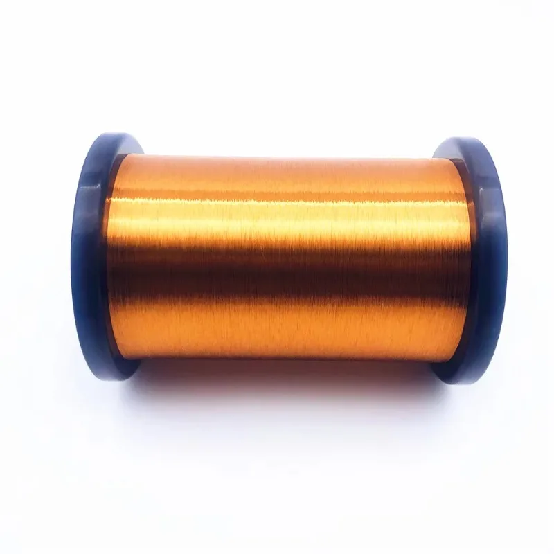 Venta caliente AWG42 alambre de cobre esmaltado de forma pesada para pastilla de guitarra