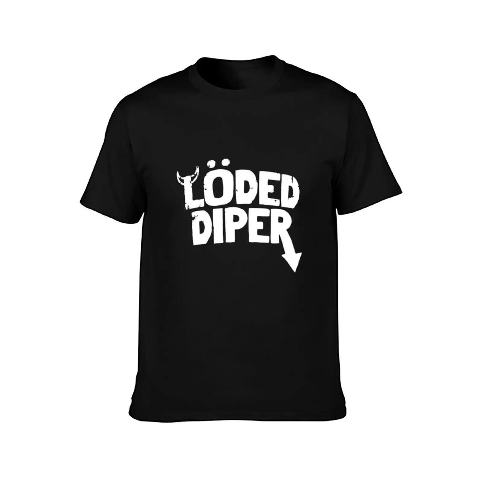 14. Loded Diper b T-Shirt Abstract Pattern Print Top T-Shirt