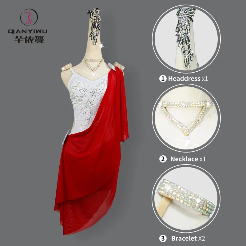 Falda de Baile para Mujer, Vestido de Salón, Samba 2026, Traje Latino, Elegante, para Fiesta, Baile de Graduación, Disfraz, Ropa de Baile, Ropa Sexy Nueva para Chicas  competicion traje fiesta para con flamenco bailes