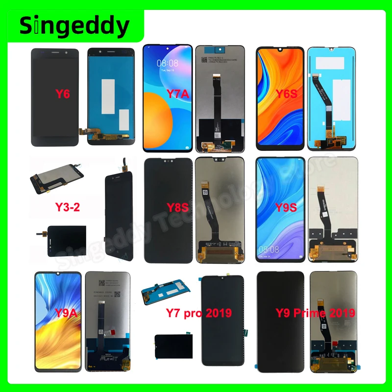 LCD Screen Display For Huawei, PSmart2018 Plus P7 P8 P9 P10 P20 P30 P40 P50 Pro Lite 2017 P9LiteMini Smart P9Plus P10Plus Selfie