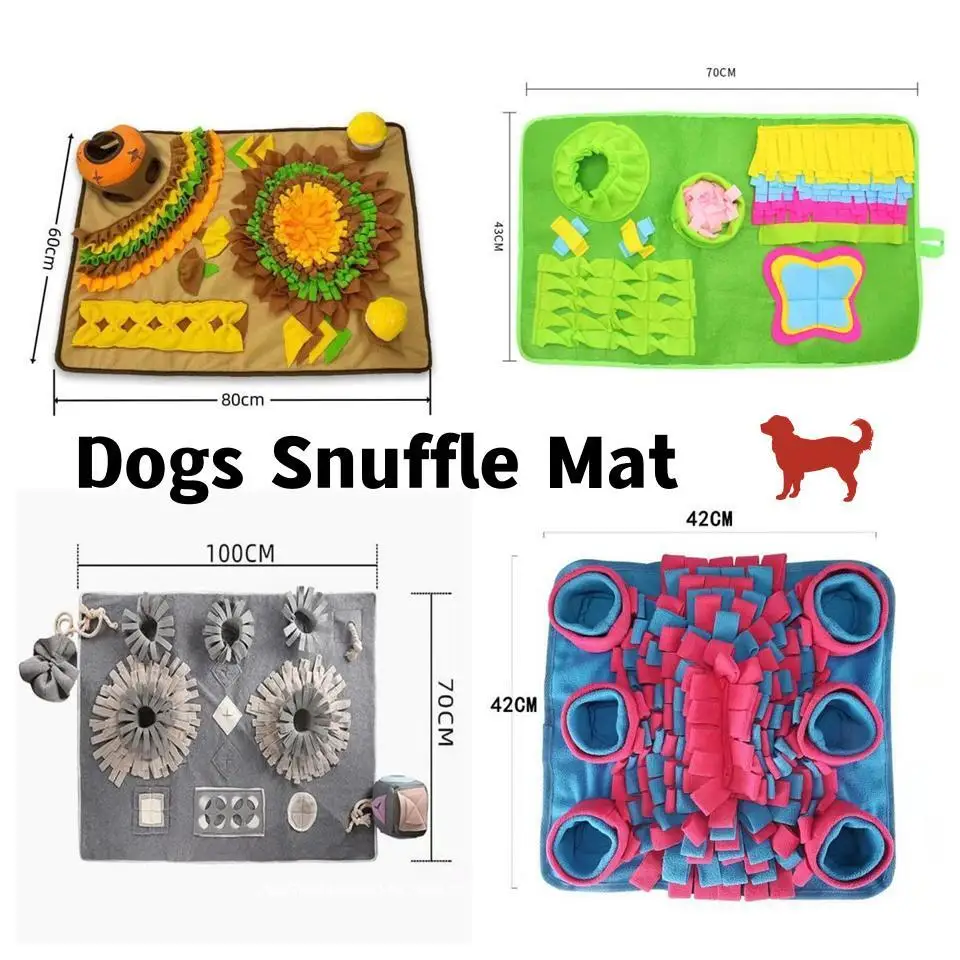 Dogs Snuffle Mat pig Dog Training Blanket Nose Work Toys Pet Slowing Feeding Intelligence Mat Pet Interactive Toys Free shipping