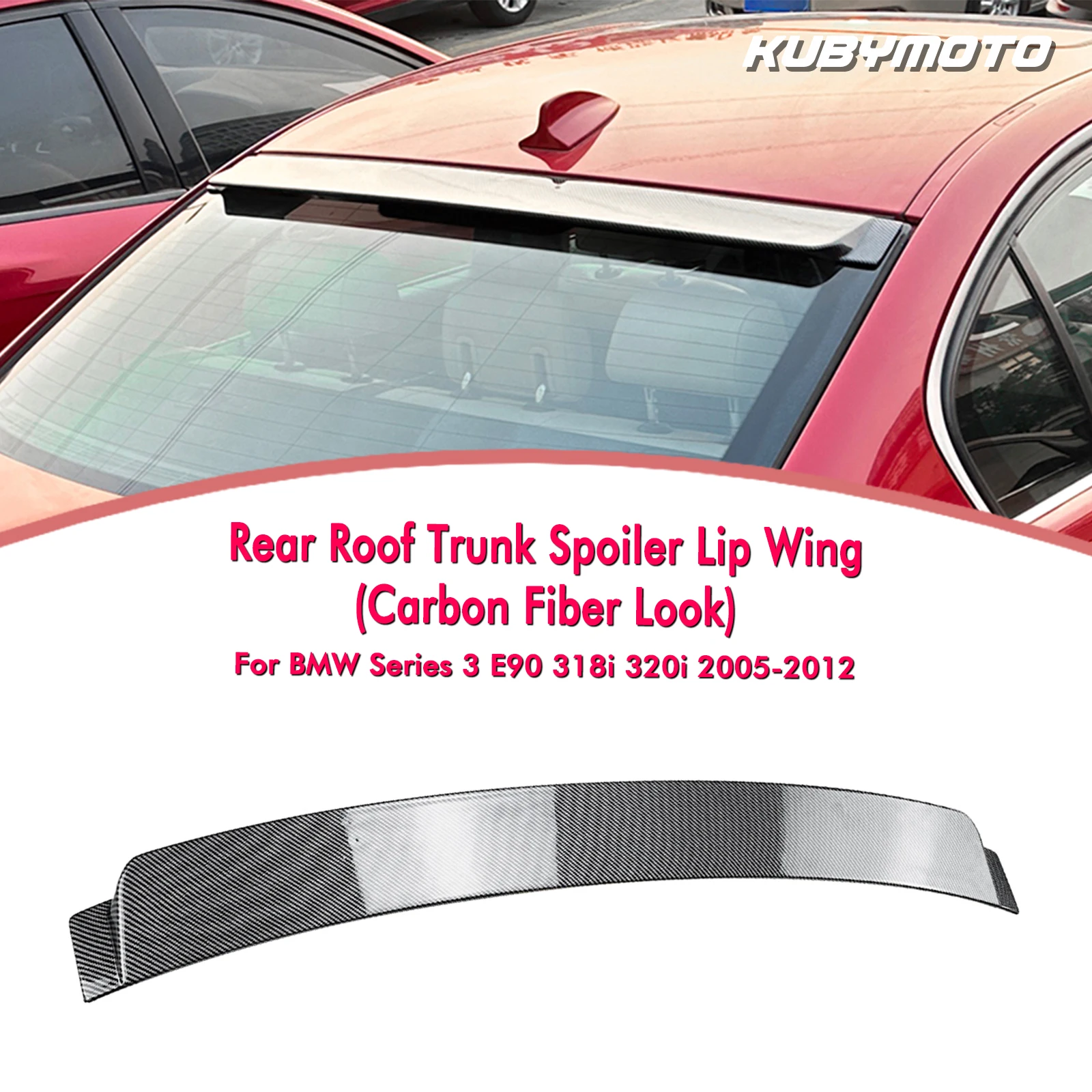 Car Rear Roof Wing Trunk Top Spoiler Lip For BMW 3 Series E90 318i 320i 2005 2006 2007 2008 2009 2010 2011 2012