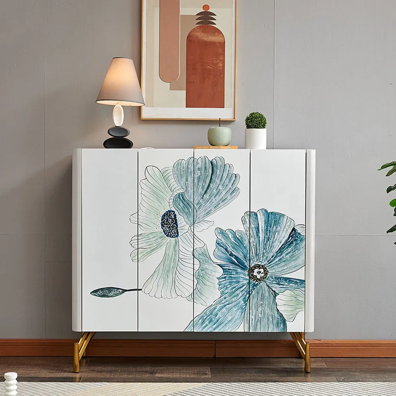 

！@Light Luxury Rock Board Storage Cabinet, Simple Living Room Decoration Cabinet, Dining Cabinet, Door Hall Partition Cabinet