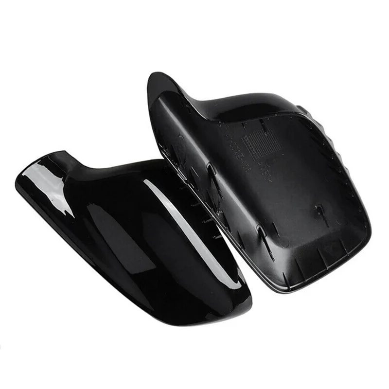 

1Pair Car Rearview Mirror Covers Trim Caps For BMW E65 E66 E67 E46 Coupe E46 Cabrio 51167074236 51167074235 Parts Glossy Black-A