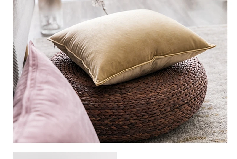2-teiliges Set Samt-Kissenbezug, dekorativer Kissenbezug für Sofa, Schlafzimmer, 30 x 50 cm/45 x 45/50 x 50/60 x 60 cm, moderner Geschenk-Kissenbezug – Detail 6