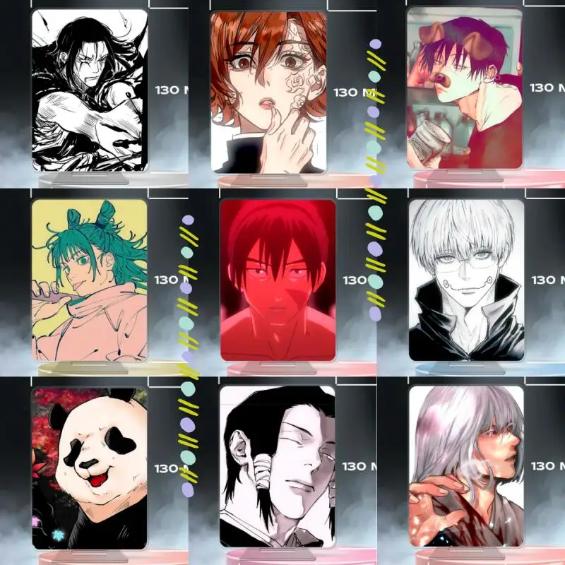 Soporte de acrílico DIY para figuras de anime de Jjk Kokichi Muta Uraume Noritoshi Kamo Toji Fushiguro Nobara Kugisaki, Placas de acrílico de pie, Regalo