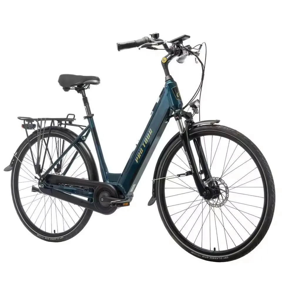 

City Adult Electric Bike 250W 36V10.4AH Battery City Commuter E-Bike 700C*40 Inch Tires Electric Bicycle
