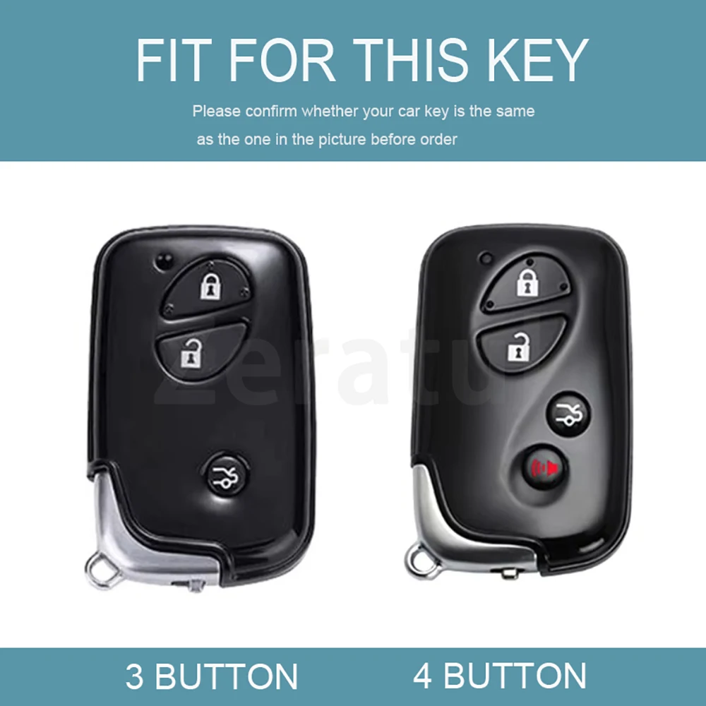 For Lexus RX270 ES240 ES350 LS460 GS300 450h 460h CT200H GX400 GX460 IS250 IS300C Soft TPU Car Remote Key Case Cover Accessories
