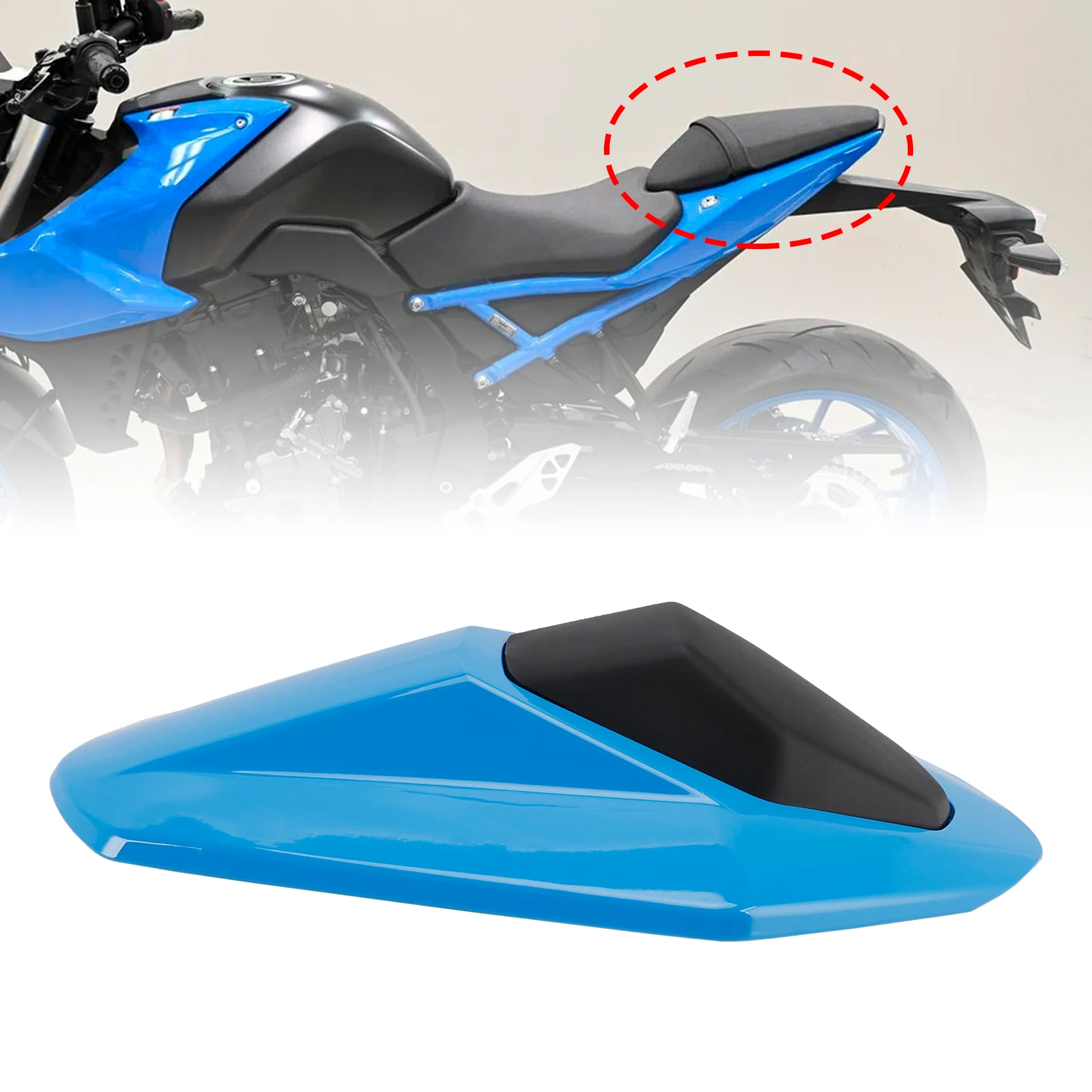 

Обтекатель капота заднего сиденья Topteng для Suzuki GSX-8S GSX8S GSX-8R 2023-2025, синий 2024