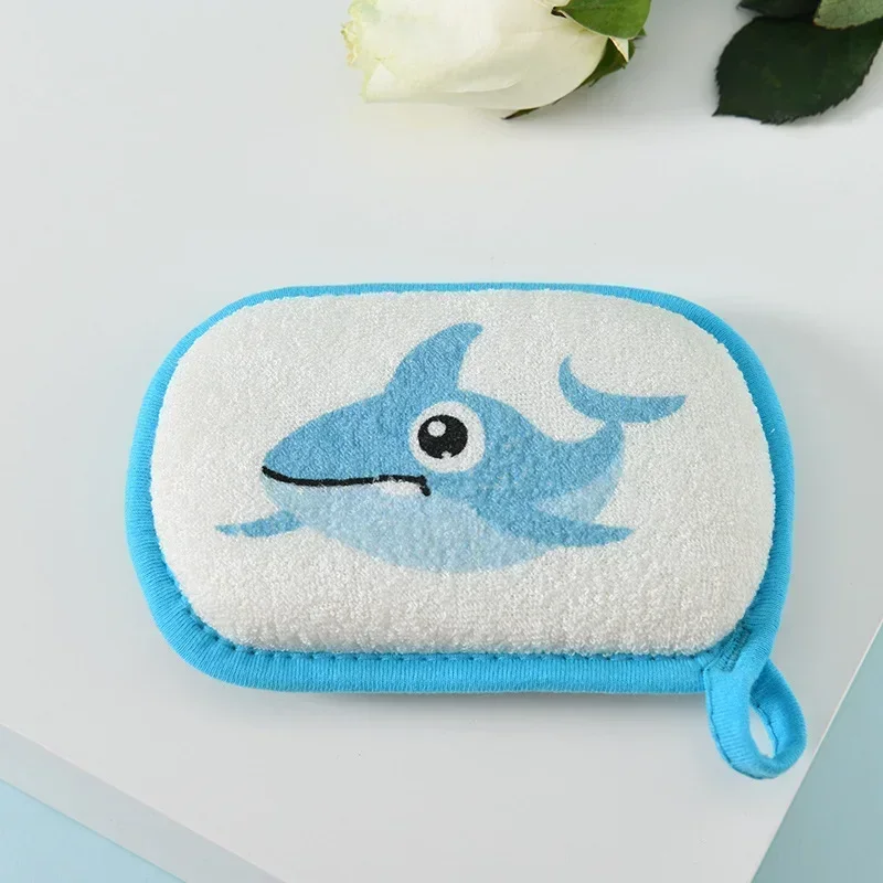 Cute Baby Bath Sponge Kids Children Toddlers Newborns Adults Cleaning Brush Towel Soft Inirritative Bath Foam Shower Sponge