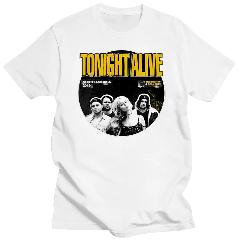 RARE ITEMS Tonight Alive north american tour concert 2019 t-shirt S-3XL