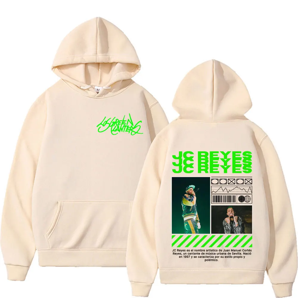 Rapper Jc Reyes Album 2025 Tour Merch Pullovers Men Women Fashion Hip Hop Vintage Hoodie Streetwear High Quality Sweatshirt Tops