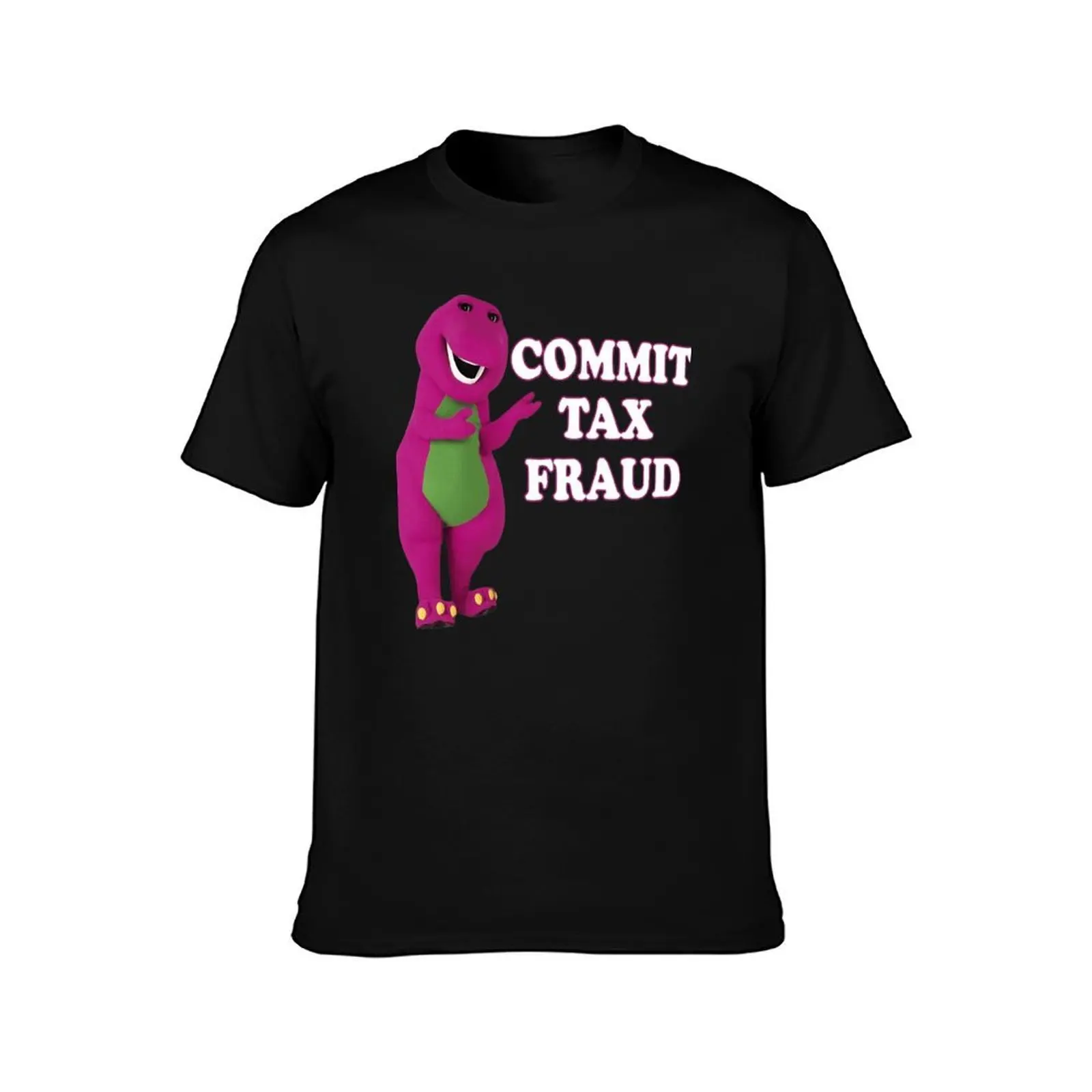 commit tax fraud T-Shirt Trendy Print Short Sleeve T-Shirt