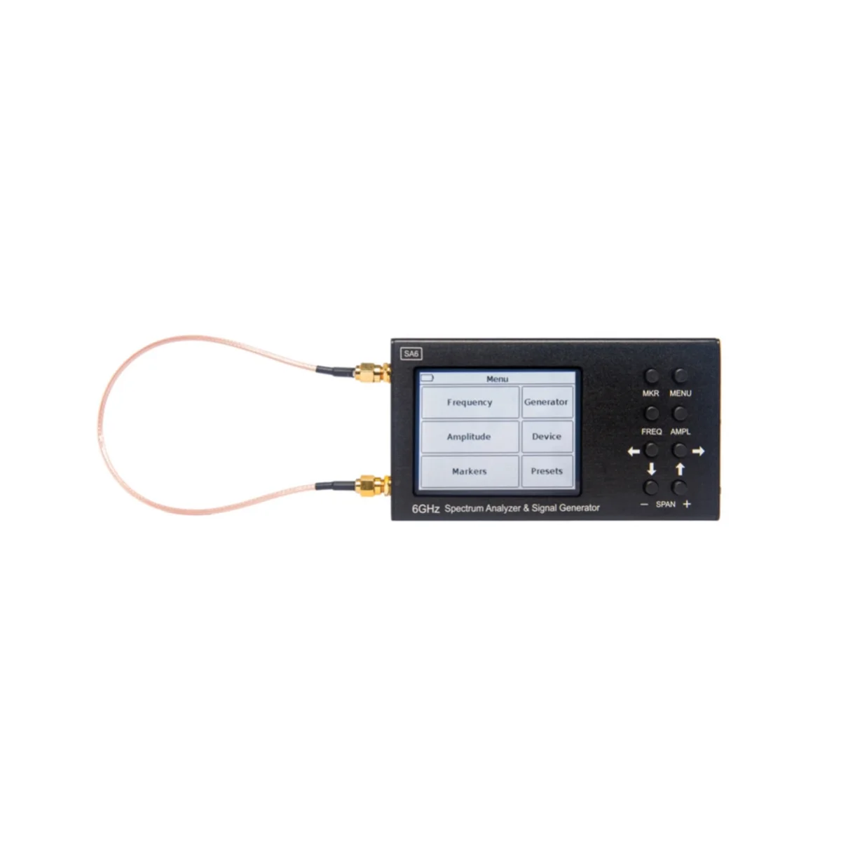 Imagem -04 - Analisador de Espectro Beidou-sa6 6ghz Gerador de Sinal Fonte de Sinal rf Wi-fi 2g 4g Lte Cdma Gsm