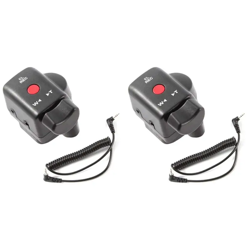 AAAEL-2X Zoom Control DSLR Camcorder Remote Camera Controller 2.5Mm Jack Cable For Sony Panasonic LANC Jack Remote Zoom