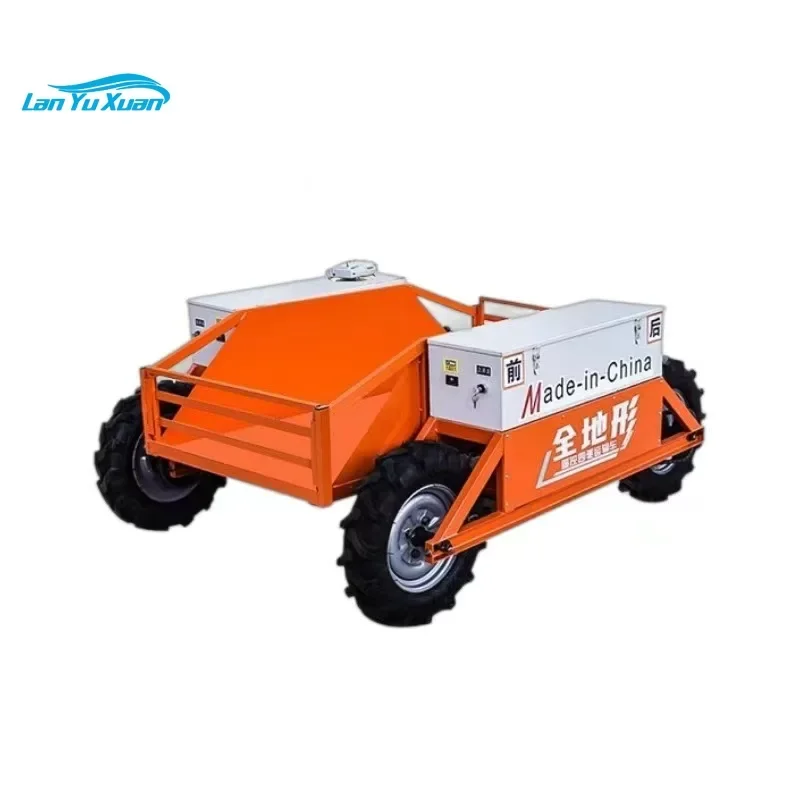 Customizable Four wheel drive 500 750kg 2000kg Agricultural Orchard remote control All terrain Transport Climbing Vehicle