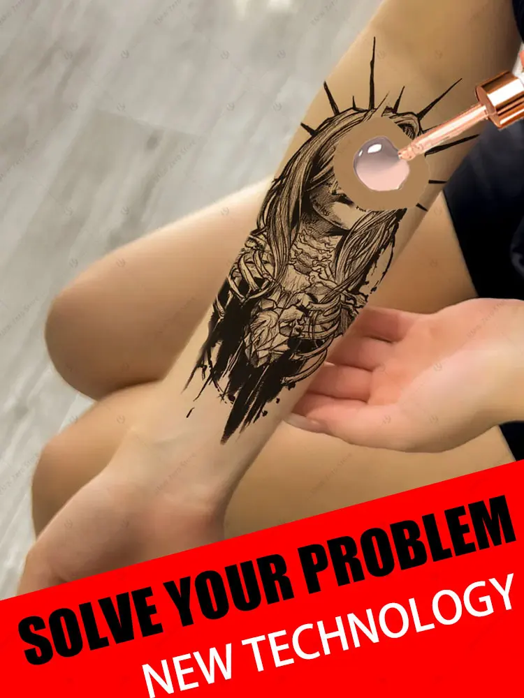 

Подходит для больших и маленьких татуировок, эффективно удаляет перманентные татуировки.