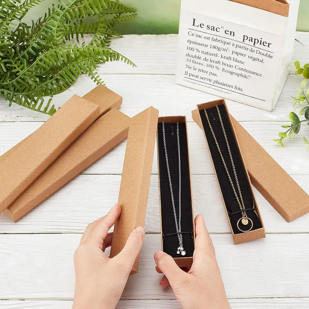 Kraft Paper Gift Boxes, 12 Pcs
