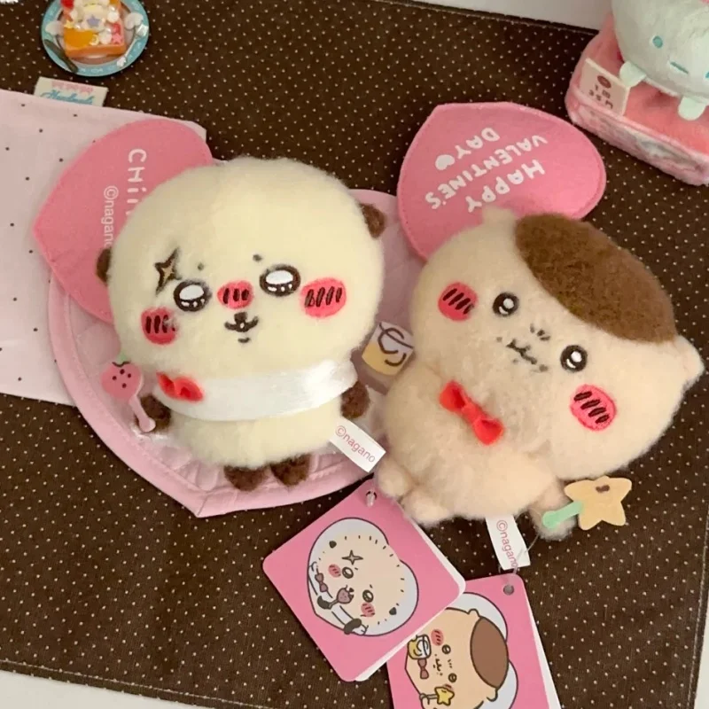 سلسلة مفاتيح جديدة من وادول تشييكاو لعيد الحب، دمى محشوة لطيفة وناعمة على شكل أوساجي ومومونغا وهاتشيوير وكوريمانجو وراكو