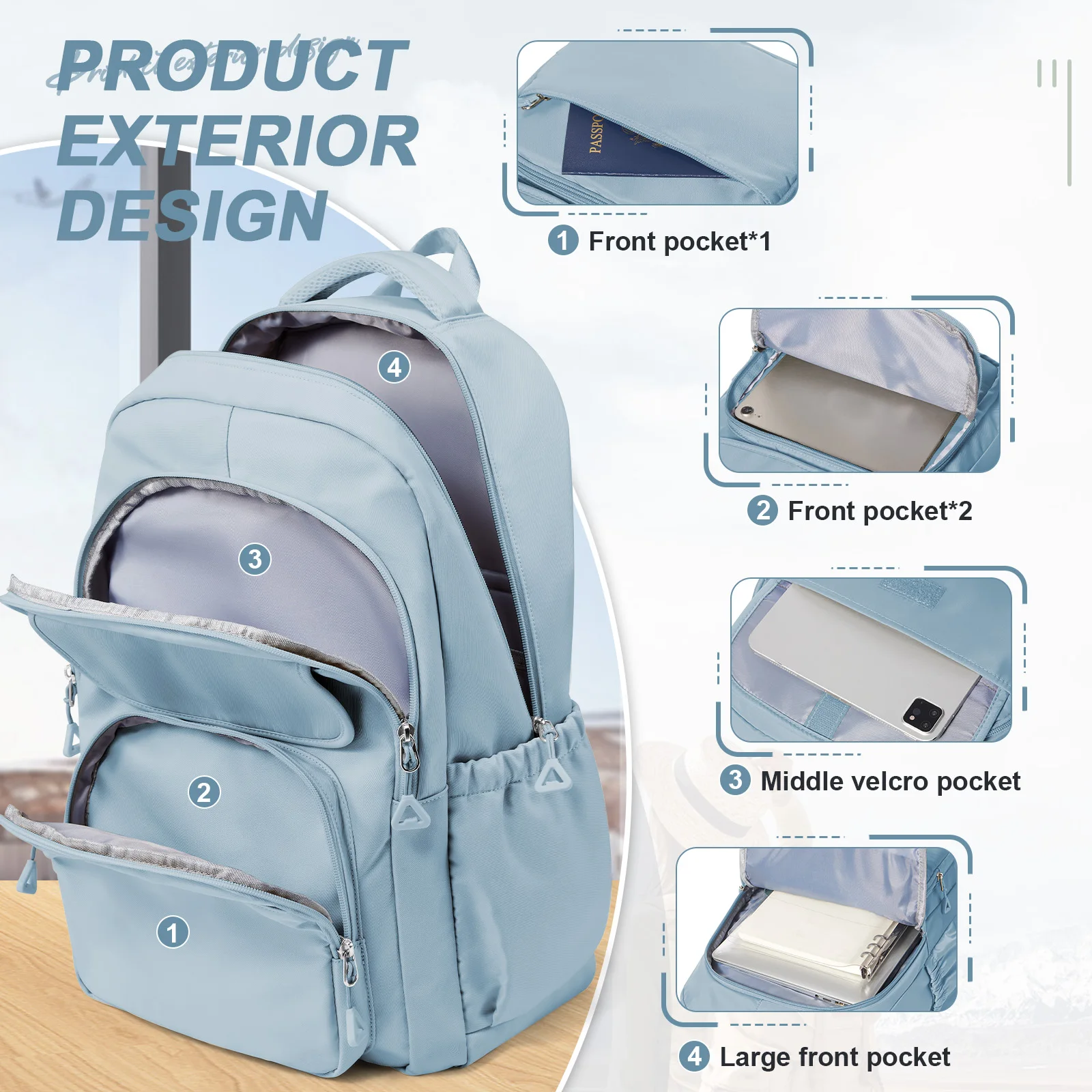 أنثى موضة حقيبة مدرسية مقاوم للماء سعة كبيرة حقيبة الكتب المدرسية المراهقين المدرسة الثانوية فتاة بنين حقيبة نهارية عادية حقيبة السفر