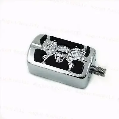 Chrome Motor Skull Gear Shift Peg for Harley Dyna Low Rider Softail Springer XL