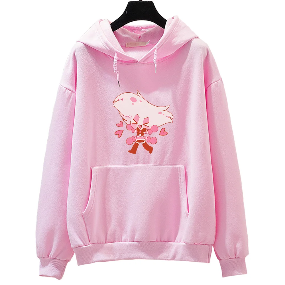 mit Kapuze Angel Dust Hoodie Anime Print Harajuku Kawaii Sweatshirt Fleece süße Kleidung Frauen Moletom Cartoon weiche Pullover