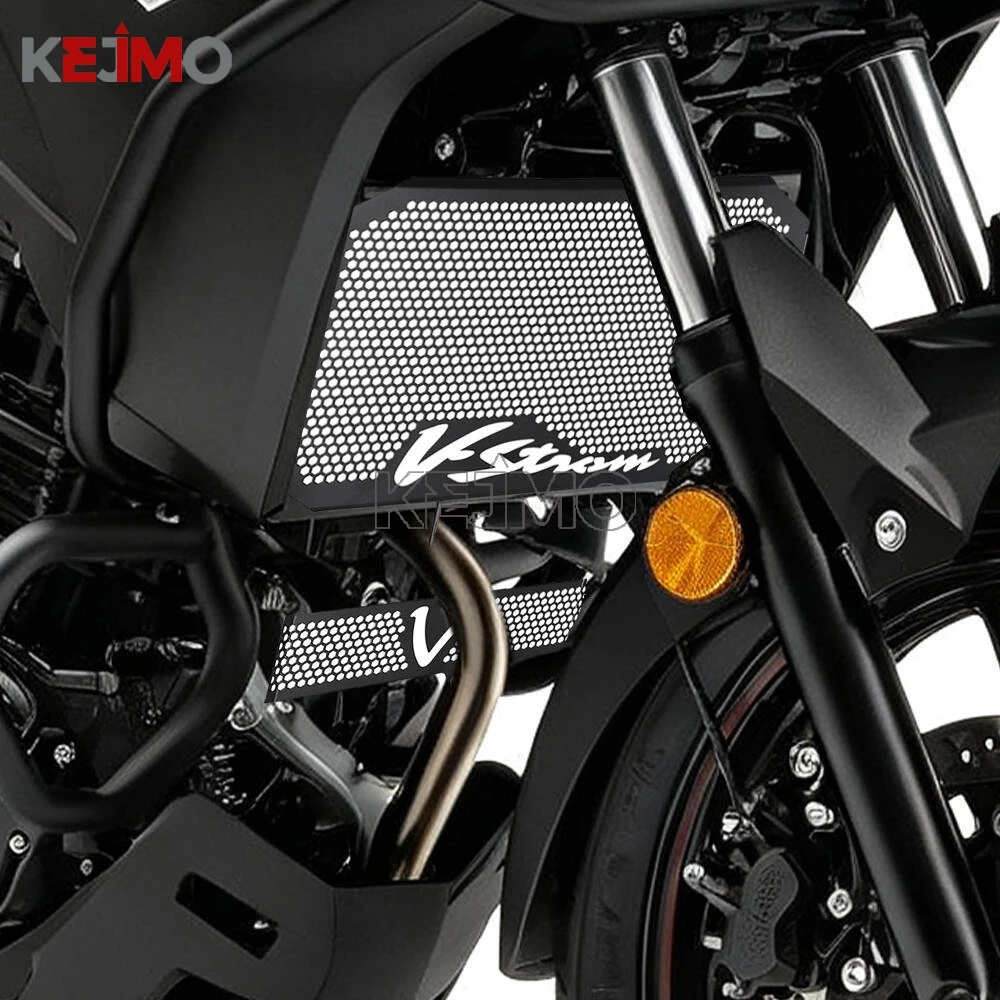 VSTORM 650 2005 2006 For Suzuki DL650 DL 650 DL VSTROM650 2004-2011 2010 2009 CNC Aluminum Radiator Protector Grille Cover Guard