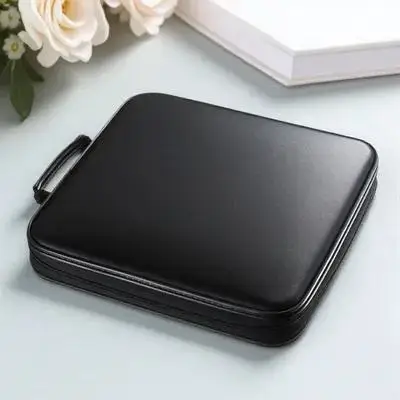 

Портативный чехол для DVD 160, сумка для хранения дисков, чехол-держатель для компакт-дисков с застежкой-молнией для организации дома в путешествиях