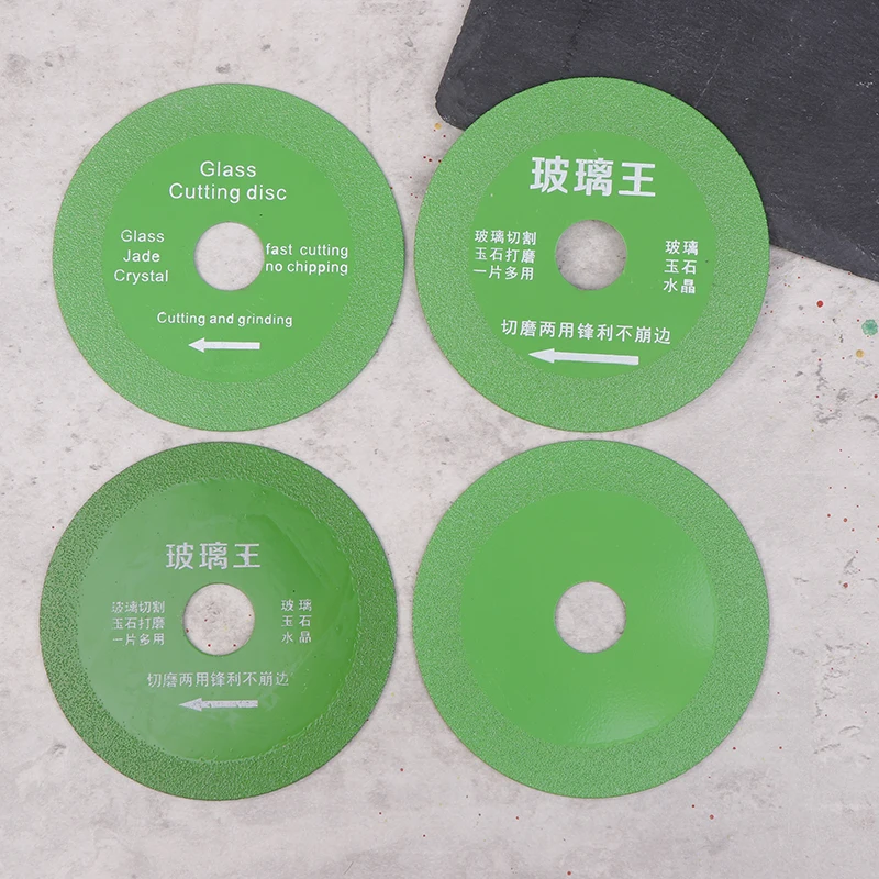 Lama da taglio per brasatura verde ultra sottile con diamante Lama da taglio per ceramica, giada, piastrelle in vetro, bottiglia di vino, molatura, lama per sega