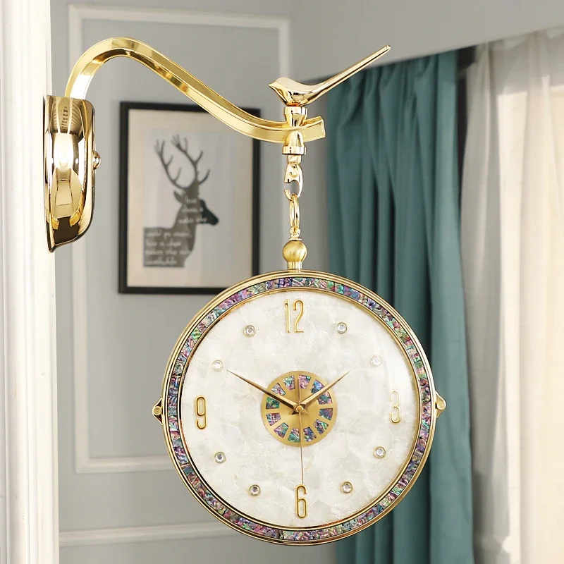 

Design Silent Wall Clocks Aesthetic Large Creative Modern Interior Luxury Wall Watch Living Room Reloj De Pared Home Decoration