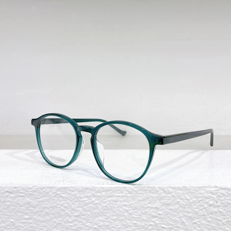 

Vintage Acetate Square Glasses Japanese Handmade Frame for Men Women Optical Myopia Designer Eyeglasses Prescription Lens